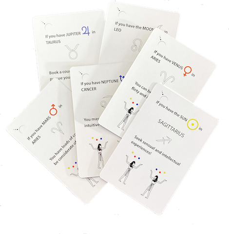 Six Astrology Cards
